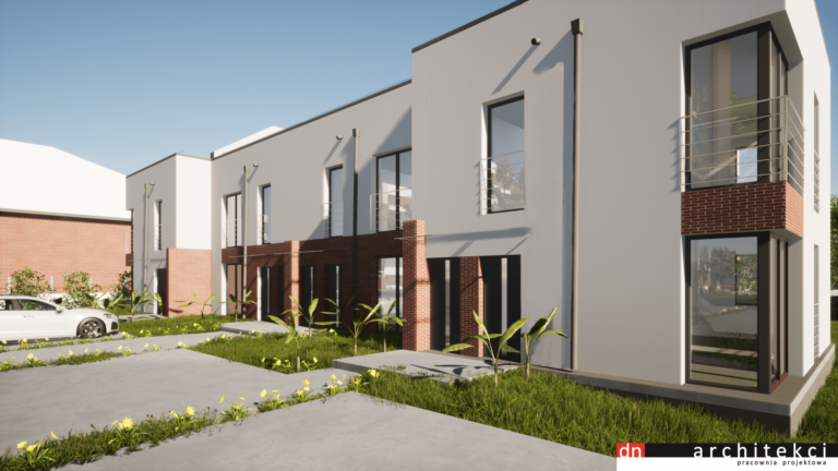 Wizualizacja - osiedle domków